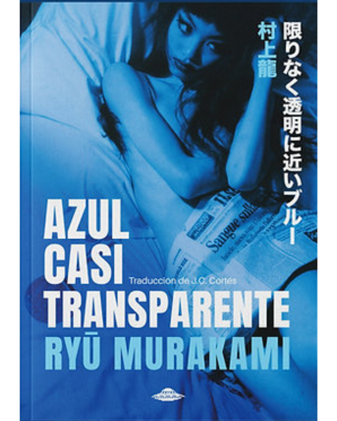 Azul casi transparente