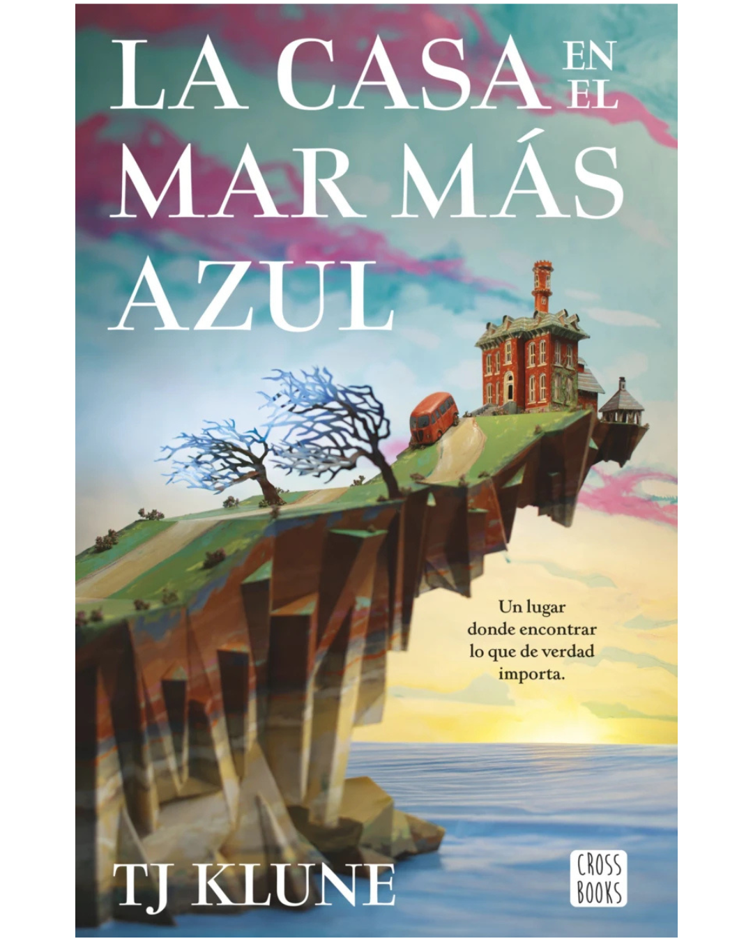 La casa en el mar más azul